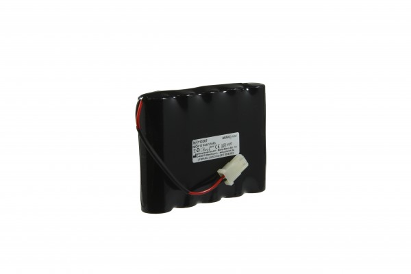 NC-batteri egnet til Burdick EK10 / Elite, Elite II type 862278 / 9620600EH49E 12 Volt 1,5 Ah CE-kompatibel
