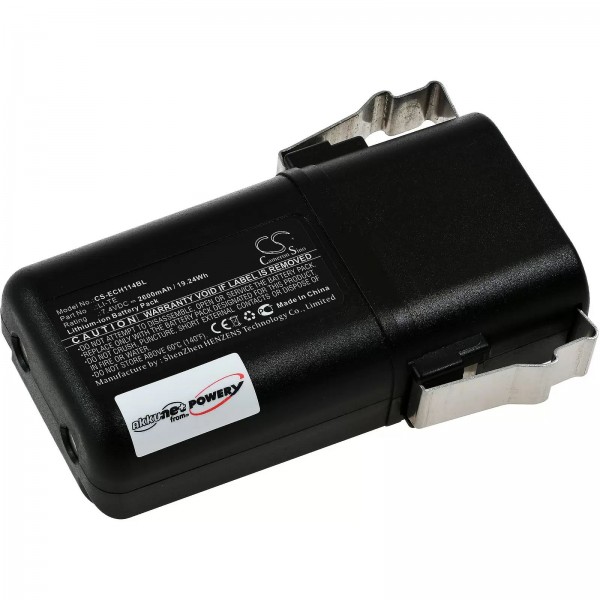 Batteri egnet til kranstyring ELCA BRAVO-M / MIRAGE-M / type LI-TE - 7.4V - 2600 mAh