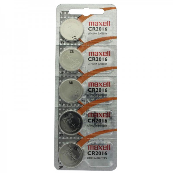CR2016 lithiummøntscelle IEC CR2016 i en pakke med 5
