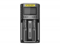 Nitecore UMS2 USB hurtig oplader QC 2.0 kompatibel til Li-Ion batterier
