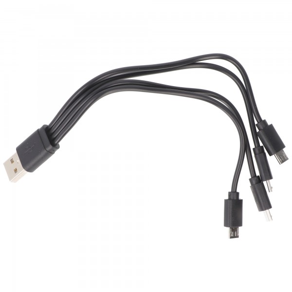 USB -distributør type A på 4 x Micro USB -længde: 0,2 m til 2,1A