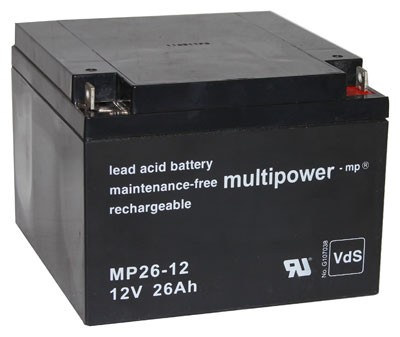 Multipower MP26-12 Batterieledning PB 12Volt 26Ah