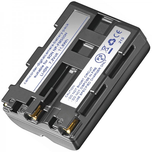 AccuCell batteri passer til Sony NP-FM500H Li-ion M-serie