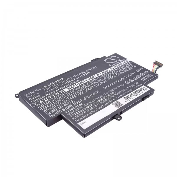 Batteri til bærbar Lenovo ThinkPad Yoga S1 / Yoga 12 / Type 45N1707 - 14,8V - 3150 mAh
