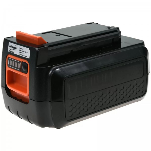 Batteri til trimmer Black & Decker LST220 / LST300 / type LBXR36 36 Volt 2000mAh
