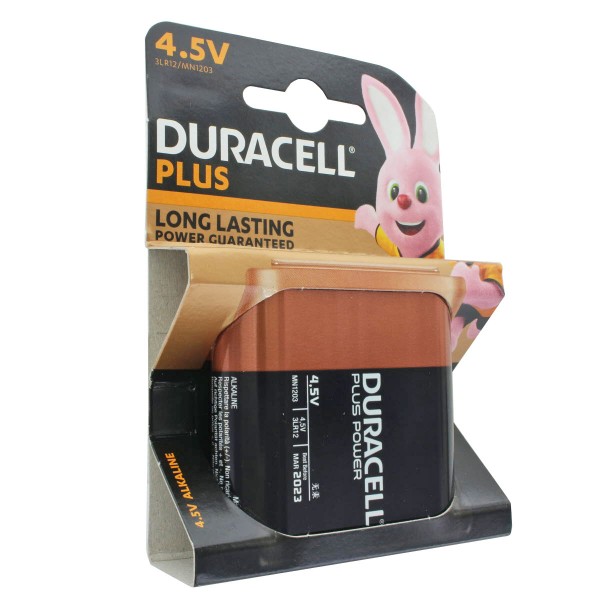 DURACELL Plus 4,5 Volt MN1203 3LR12 flad batteripakke på 1