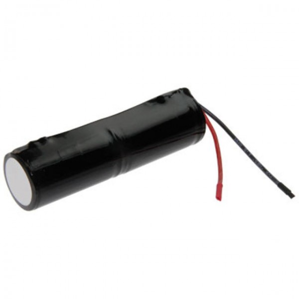 Nødbelysning batteri L1x2 Saft VNT D med kabel 10cm med åben streng 2.4V, 4000mAh