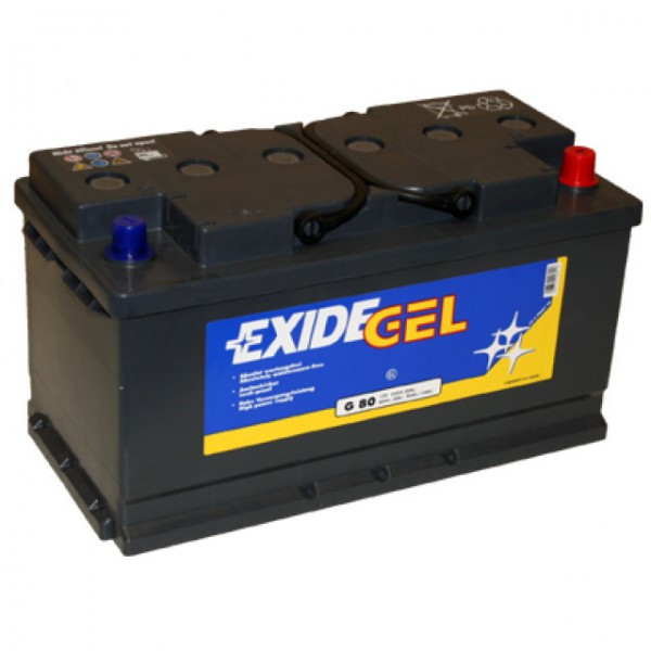 Exide Equipment Gel ES 900 (G80) Blybatteri med A-Pol 12V, 80000mAh