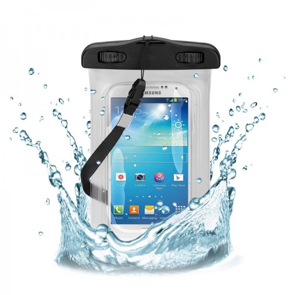 Beachbag til smartphones op til 5,5 &quot;vand- og sandtæt opbevaringstasker