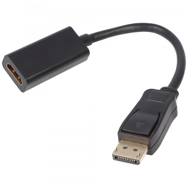 DisplayPort / HDMI-adapterkabel 1.2, forgyldt DisplayPort-stik> HDMI-stik (type A)