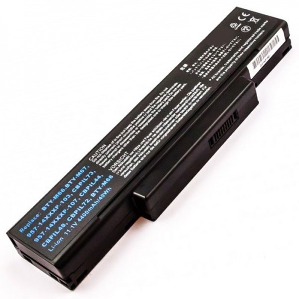 Batteri passer til MSI CR400, CR400X, CR420, CR0X, CX410, CX420, EX400