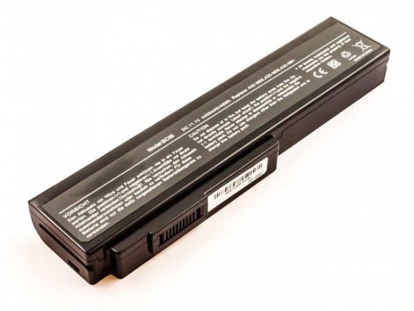 Batteri passer til ASUS G50, M50, A32-M50, Li-ion, 11,1V, 4400mAh, 48,8Wh, sort
