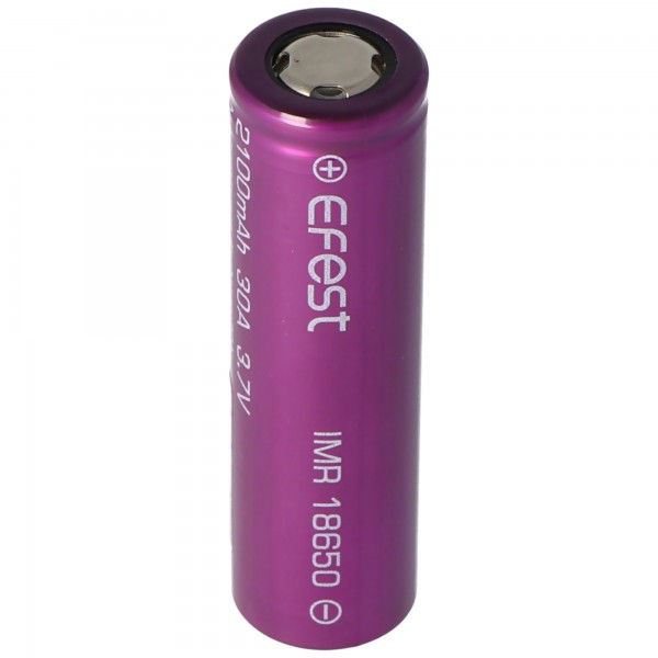 Efest IMR18650 2100mAh 3.6V - 3.7V Li-ion batteri