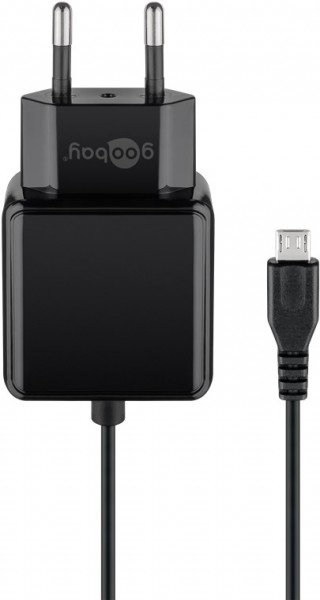 Goobay Mirco-USB strømforsyning (15W) - universal oplader til mange små enheder med Mirco-USB tilslutning.