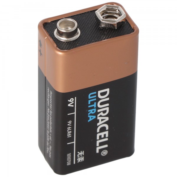 Ultra Power Alkaline 9V batterier ideel til røgdetektorer, røgdetektorer