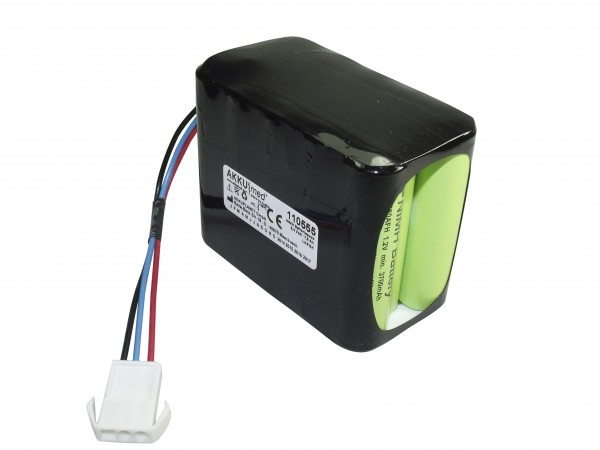 NiMH-batteri passer til Huntleigh-skærm Smartsigns Lite Plus type Mediana M6021-0 YM100 YM1000 8,4 Volt 7,6 Ah CE-kompatibel