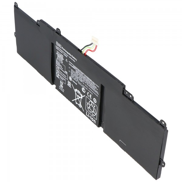 Batteri kompatibelt med HP Chromebook 11 G3, Li-Polymer, 11,4V, 3200mAh, 37Wh, indbygget, uden værktøj