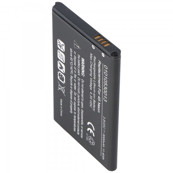 Batteri passer til Archos 45 Neon batteri AC3000A, AC3000B