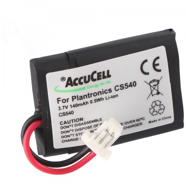 Plantronics CS540, CS540A erstatningsbatteri til Plantronics 84479-01 og 86180-01