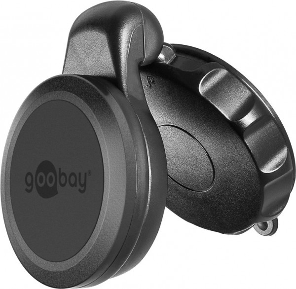 Goobay magnetisk holder til smartphones - til nem og sikker fastgørelse i køretøjet (rudemontering)