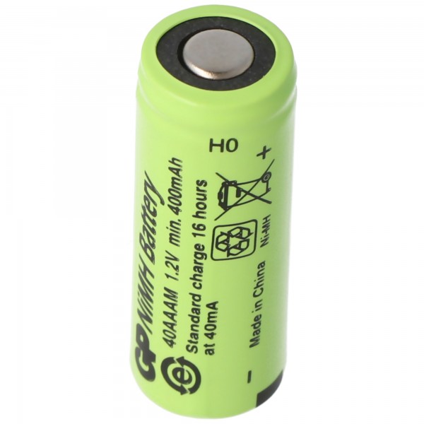 AccuCell Batteri Ni-MH 2 / 3AAA Flattop 1,2 Volt med 400mA