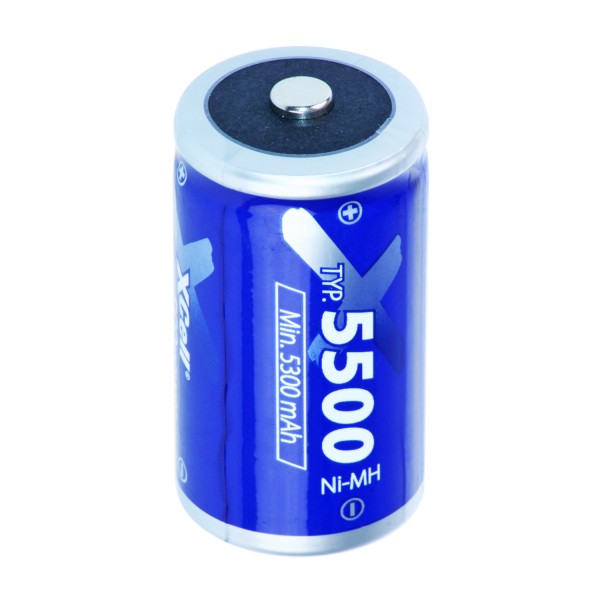 Mono batteri ECO Ni-MH LR20 D mono 1,2 volt, maks. 5500mAh