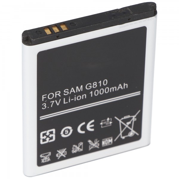 Batteri passer til Samsung SGH-i550, -D780, -G810, i7110, i8510