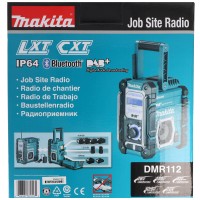 Makita batteri site radio DMR112 Radio FM, DAB Plus, Bluetooth, uden batteri og oplader