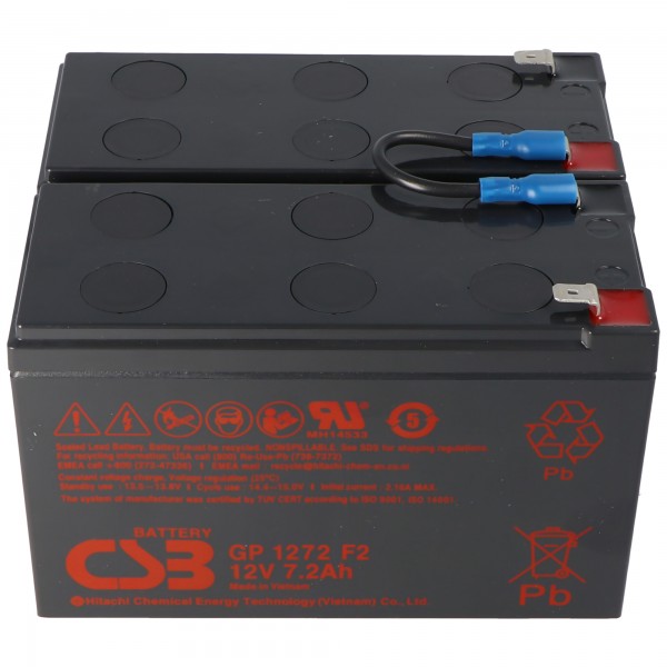 Replikabatteri nøjagtigt egnet til APC-RBC5 batteri
