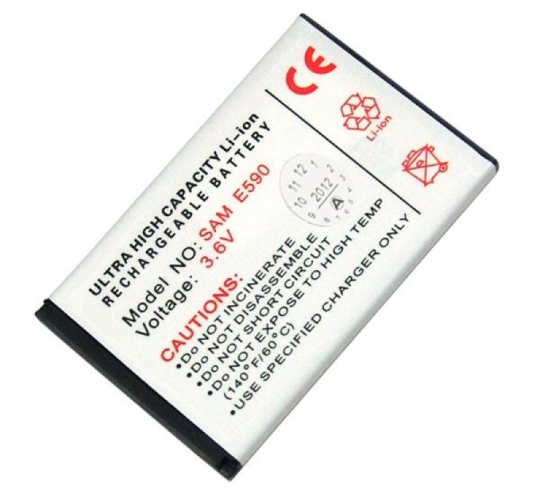 AccuCell batteri passer til Samsung SGH-E590, SGH-E598, SGH-E790