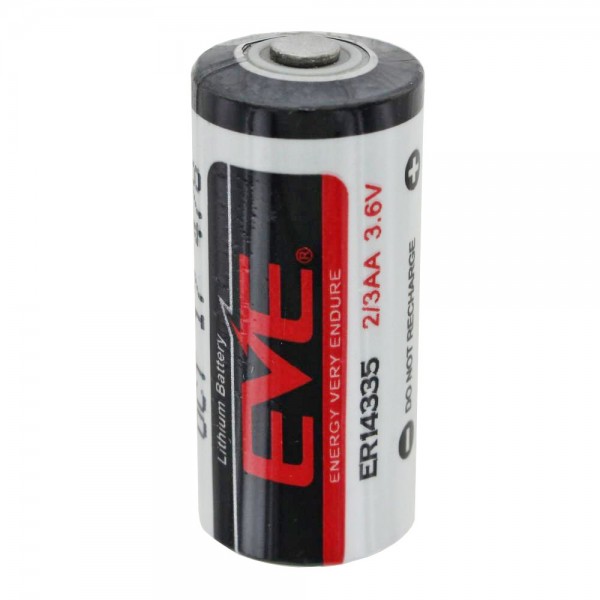 Lithium 3.6V batteri ER 14335, 2/3 AA ER14335 standard