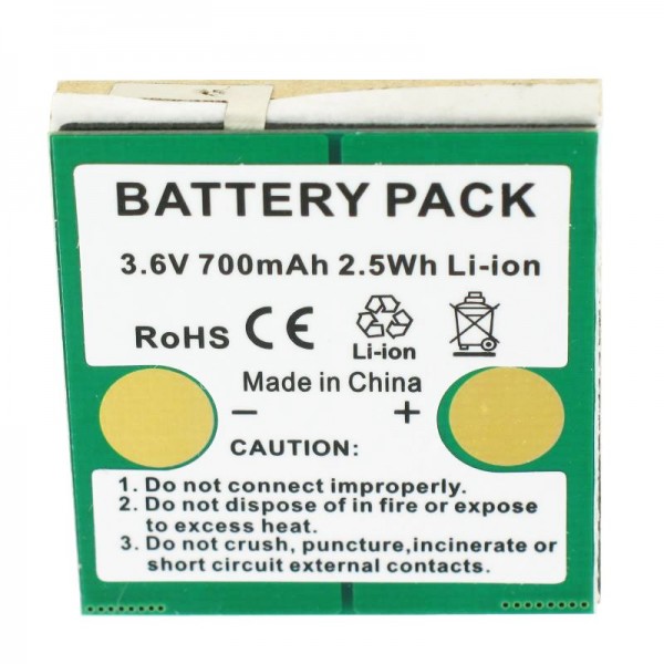 Batteri passer til Avaya DECT IH4 Li-ion batteri 3.6V 700mAh