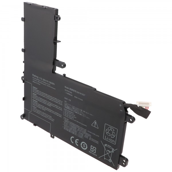 Batteri passer til ASUS ZenBook Flip 15 UX562FA, Li-Polymer, 15.36V, 3650mAh, 56Wh