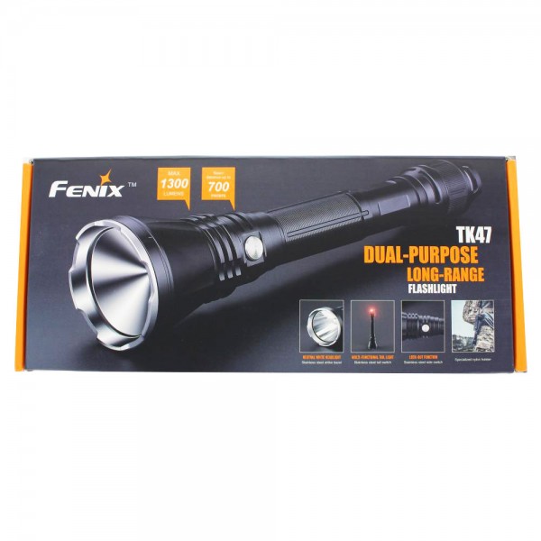 Fenix TK47 LED lommelygte op til 1300 lumen, lysområde max. 700 meter