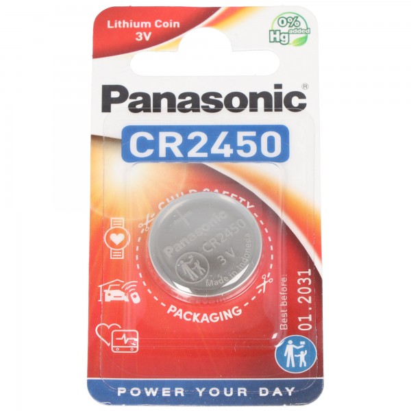 Panasonic CR2450 lithiumbatteri IEC CR 2450 EL