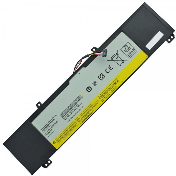 Batteri passer til Lenovo Erazer Y50, Li-Polymer, 7.4V, 7300mAh, 54Wh, indbygget, uden værktøj
