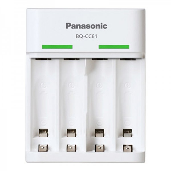 ENELOOP USB oplader BQ-CC61 hvid til 2 eller 4 batterier Mignon, AA eller Micro, AAA