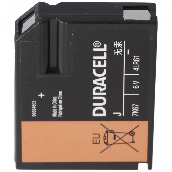Duracell 7K67 Batteri Flatpack 4LR61 Alkalisk Batteri 6 Volt, V4918, V4018