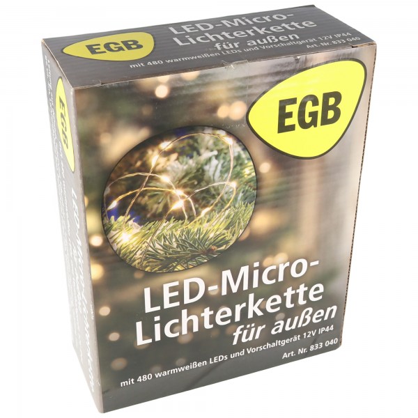 EGB LED Micro Fairy Light 480 ww LED 4027236043362