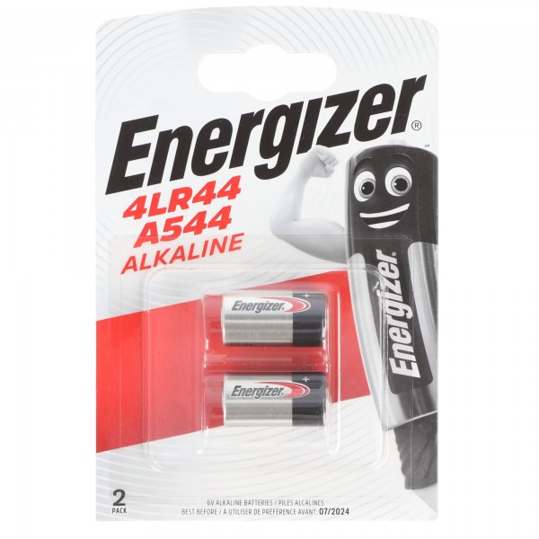 Energizer A544 alkalisk specialbatteri 4LR44 alkalisk mangan 6V 178mAh 2 stk.