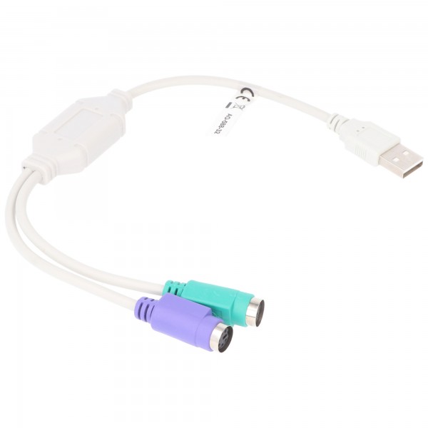 Goobay USB til PS/2 konverter/adapter - USB A han > 2 x PS/2 hun