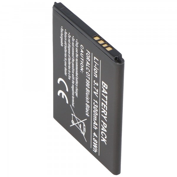 AccuCell batteri passer til ALCATEL One Touch 918D batteri CAB32A0001C1, CAB31P0000C2, CAB31P0000C1, BY71, TLIB37A