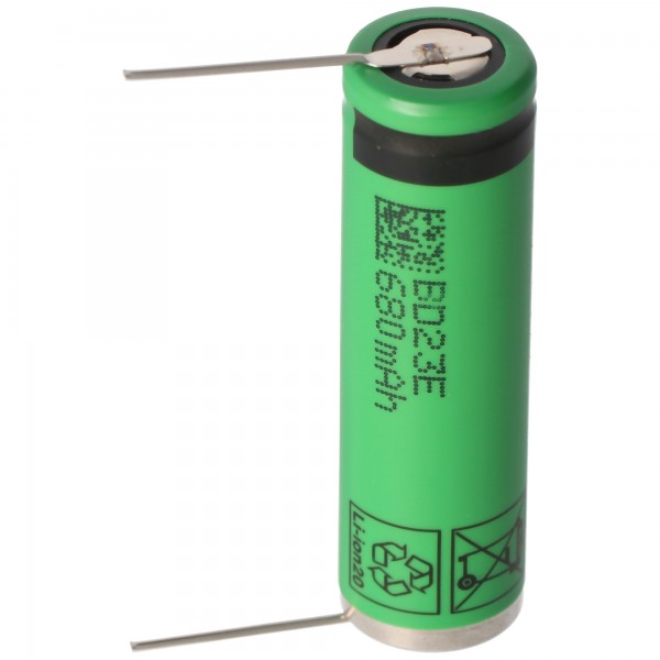 Batteri passer til det tidligere Sanyo UR14500 udskiftningsbatteri 3.6V 14x50mm