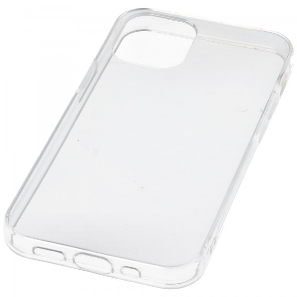 Taske, der passer til Apple iPhone 12 5.4 tommer - gennemsigtigt beskyttelsesdæksel, anti-gul luftpude, faldsikring, silikone mobiltelefondæksel, robust TPU-etui