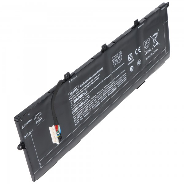 Batteri passer til HP EliteBook x360 830 G5 / G6, Li-Polymer, 7.7V, 6900mAh, 53Wh