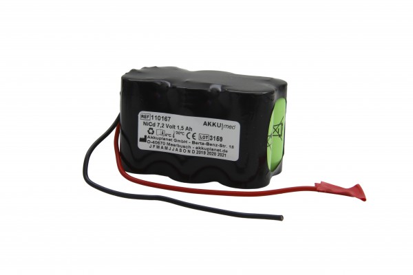 NC-batteri egnet til International Technidyne Corp. Hemochron 401 CE-kompatibel