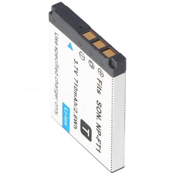 AccuCell batteri passer til Sony NP-FT1, DSC-L1, DSC-M1, DSC-T1