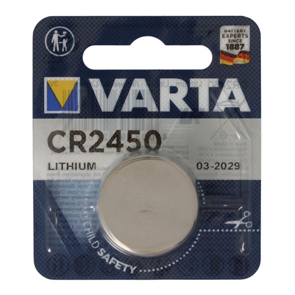 Varta CR2450 lithiumbatteri IEC CR 2450