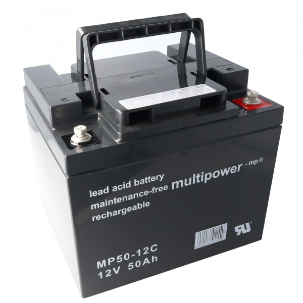 Multipower MP50-12C lang levetid og lav selvudladning