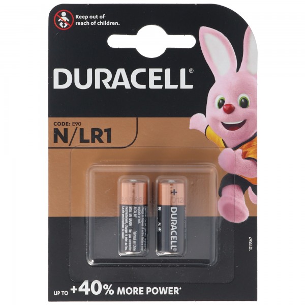 Duracell MN9100 Alkalisk Batteri Lady LR1 Størrelse N 1,5 Volt Batteri UM5, UM-5